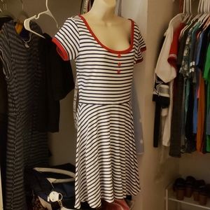Brand new Hell Bunny striped dress